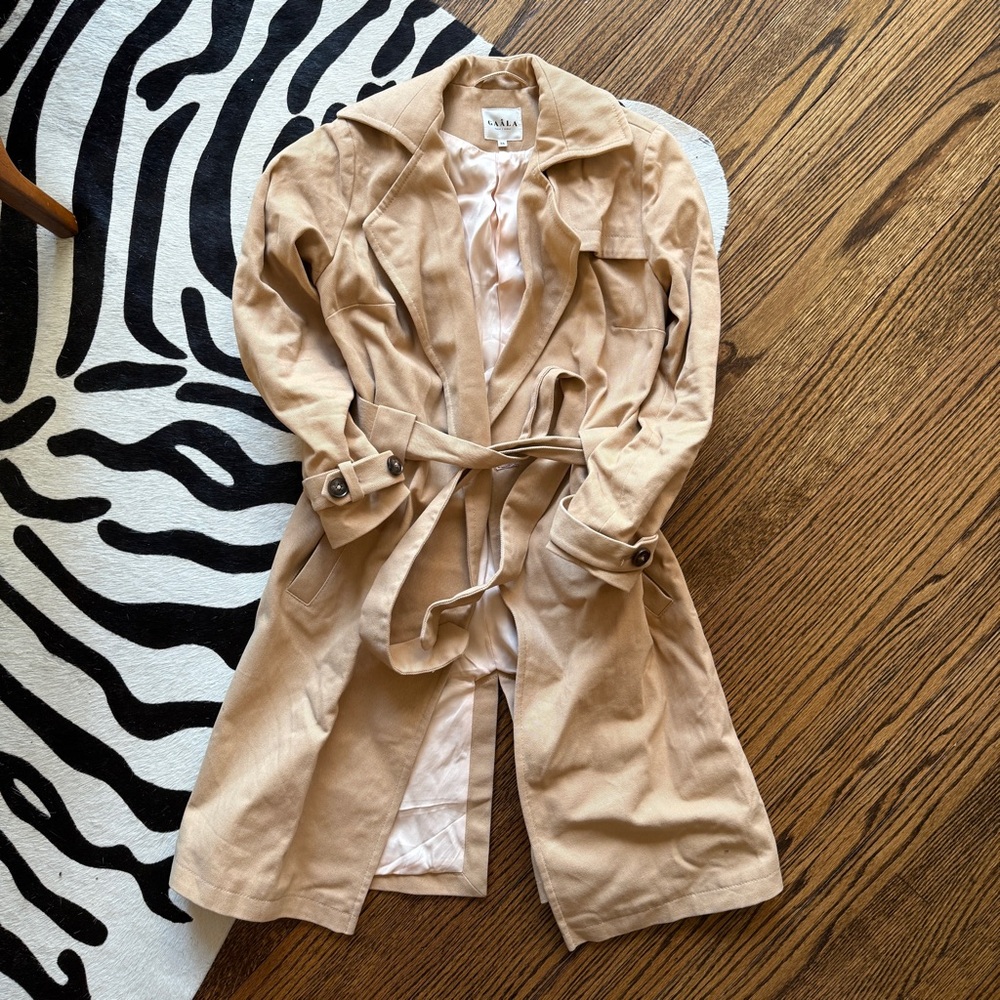 Chic Beige Trench Coat